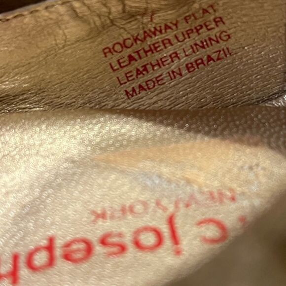 Marc Joseph Rockaway Ballet Flat Brown Leather Shoes size 7M - Picture 9 of 9